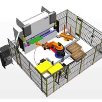 CNC sheet metal bending flexible processing unit