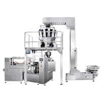 Rotary vacuum snacks food packaging machine