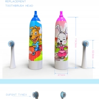 Kids Carton OEM Battery Electronic Toothbrush