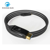 Zinc Alloy Housing Active Fiber Optic HDMI Cable