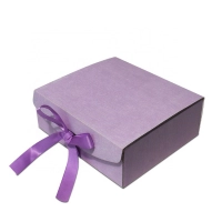 Flip Purple Paper Box