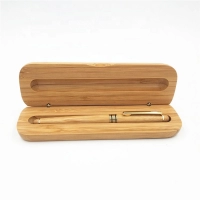 Customized Logo Bamboo Ballpoint Pen