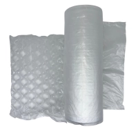 Portable Mini Air Cushion Air Bubble Packaging Film Inflatable shockproof stock HDPE eo friendly Plastic Air Cushion Bubble Film 